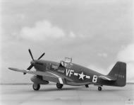 Asisbiz 43 7059 P 51B Mustang 4FG336FS VFB Maj James A Goodson aircraft markings on a model FRE2342