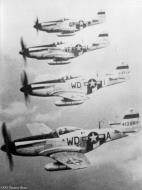 Asisbiz 44 13883 P 51D Mustang 4FG335FS WDA flown by Maj Pierce W McKennon pre artwork Ridge Runner in flight 01