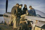 Asisbiz P 51D Mustang 55FG38FS CGpilots after a mission 27th Dec 1944 FRE12857