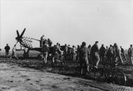 Asisbiz 44 63187 P 51D Mustang 78FG84FS WZY Bum Steer Capt Earl L Stier returns with half a rudder 3rd Feb 1945 FRE3023