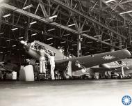 Asisbiz Chinese ROC P 51B Mustangs under going maintenance in a facility China 1945 01