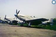 Asisbiz Chinese ROC P 51D Mustangs lined up at a base in China 1945 05