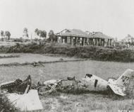 Asisbiz P 51B Mustang 51FG126FS 277 destroyed before evacuating Nanning China 27th May 1945 01