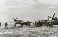 Asisbiz P 51D Mustang 7AF 15FG47FS 167 taxiing at Iwo Jima Mar 1945 01