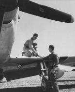 Asisbiz P 51D Mustang 7AF 15FG547FS Capt Eurich L Bright (3.5 kills) at Iwo Jima 1945 01