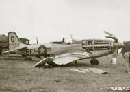 Asisbiz 44 13891 P 51D Mustang SFX1SF 5EG Lt John Allen (ex306BG) suffered engine failure on takeoff 11th Oct 1944 01