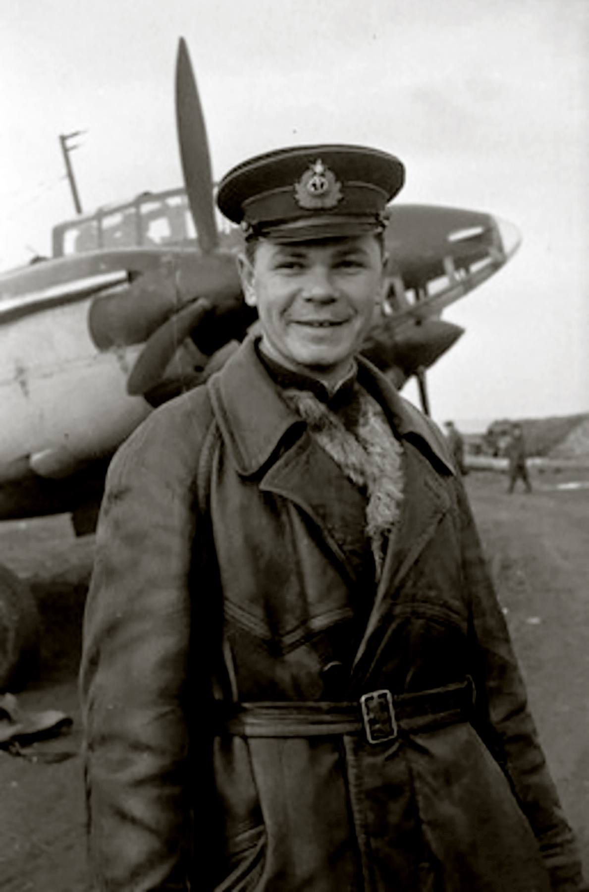 Aircrew Soviet 40GvBAP Major Ivan Yegorovich Korzunov commander of the 5th squadron 01