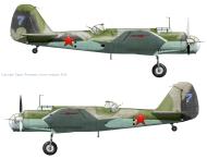 Asisbiz Tupolev SB 2M Blue 7 force landed non standrad camouflage captured during the operation Barbarossa onslaught 1941 web 0A