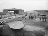 Asisbiz Fleet Air Arm 736NAS Spitfire ACE NAS at Yeovilton Somersetshire Sep 1943 IWM A18984