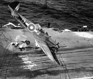 Asisbiz Fleet Air Arm 801NAS Seafire LIII aboard HMS Implacable British Pacific Fleet May 1945 01