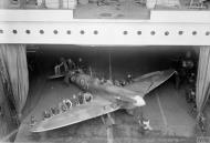 Asisbiz Fleet Air Arm 801NAS Seafire coded M2Y aboard HMS Argus 15 17 Aug 1943 IWM A18884