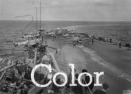 Asisbiz Fleet Air Arm 885NAS Seafire 06P 06A n 06G aboard HMS Formidable and destroyer HMS Venomous IWM A12968