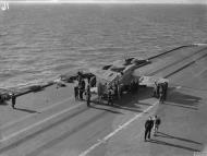 Asisbiz Fleet Air Arm 885NAS Seafire II 06G MB156 aboard HMS Formidable Mediterranean Dec 1942 IWM A14212