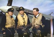 Asisbiz Aircrew Fleet Air Arm pilots wearing Mae West life jackets IWM TR1121