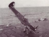 Asisbiz Fleet Air Arm Seafire D5X landing mishap 01