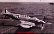 Asisbiz Fleet Air Arm Seafire Red 6L landing mishap 01