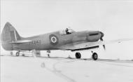 Asisbiz Fleet Air Arm Seafire XV landing aboard HMS Pretoria Castle 1944 IWM A26503