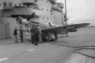 Asisbiz Fleet Air Arm Seafire aboard HMS Indomitable during her sea trials 5 12th May 1942 IWM A9730