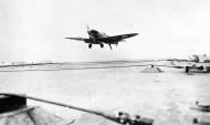 Asisbiz Fleet Air Arm Seafire approaches for landing aboard its carrier 02