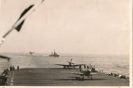 Asisbiz Fleet Air Arm Seafire taking off from its carrier 01