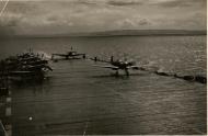 Asisbiz Fleet Air Arm Seafire taking off from its carrier 02