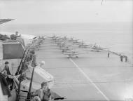 Asisbiz Fleet Air Arm Seafires aboard HMS Indefatigable Aug 1944 IWM A25081