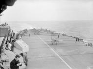 Asisbiz Fleet Air Arm Seafires aboard HMS Indefatigable Aug 1944 IWM A25082