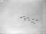 Asisbiz Fleet Air Arm Seafires flying in formation from HMS Furious Jul 1944 IWM A24769