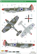 Asisbiz Spitfire LFIXe IAF 101 Tajeset White 26 2011 ex SL632 Hatzor AB Israel Sep 1949 profile by Eduard 0B