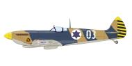 Asisbiz Spitfire LFIXe IAF 105 Tajeset White 03 2003 ex TE531 Ramat David AB Israel Sep 1953 profile by Eduard 0A