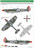 Asisbiz Spitfire LFIXe IAF 105 Tajeset White 2035 ex TE575 Ramat David AB Israel Apr 1950 profile by Eduard 0B