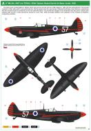 Asisbiz Spitfire LFIXe IAF 105 Tajeset White 57 2057 ex TE554 Ramat David AB Israel 1955 profile by Eduard 0B