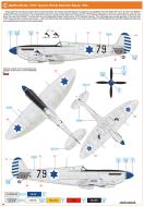 Asisbiz Spitfire MkIXe IAF 107 Tayeset Black 79 2079 Ramat David AB Israel 1954 profile by Eduard 0B