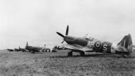 Asisbiz Spitfire XIVe RAF 130Sqn APS RM693 on the ground at B 82 Grave Netherlands 1944 web 01