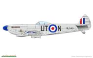 Asisbiz Spitfire XVI RAF 17Sqn UTN SL549 Farnborough Air Base 1950 Eduard 1 48 model profile 0A