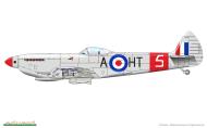 Asisbiz Spitfire XVI RAF 601Sqn HTA RW393 RAuxAF 1949 Eduard 1 48 model profile 0A