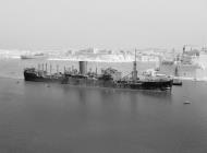 Asisbiz MV Brisbane Star during Operation Pedestal enters Grand Harbour Valletta 12 Aug 1942 IWM GM1436