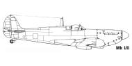 Asisbiz Aircraft profile Spitfire MkI II blue print scale drawing 0A