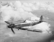 Asisbiz Spitfire 12 Prototype DP845 in flight England IWM HU2198