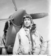 Asisbiz Aircrew RAAF 451Sqn FSgt AT Roe at St Catherines Calvi Corsica France July 1944 AWM MEA1940