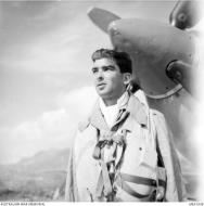 Asisbiz Aircrew RAAF 451Sqn FSgt WR Field at St Catherines Calvi Corsica France July 1944 AWM MEA1938