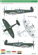 Asisbiz Spitfire LFVIII RAAF 452Sqn CRC FO Jack Pretty A58 518 Morotai Dec 1944 profile by Eduard 0B