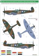 Asisbiz Spitfire LFVIII RAAF 452Sqn QYP FO Peter Bullock A58 411 Sattler Airstrip NT Sep 1944 profile by Eduard 0B