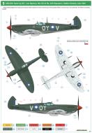 Asisbiz Spitfire LFVIII RAAF 452Sqn QYV SLdr Lou Spence A58 429 JG655 Sattler Airstrip NT late 1944 by Eduard 0B