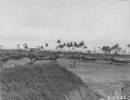 Asisbiz Spitfires MkVIII RAAF 452Sqn QYG at dispersal area on Sepingang Bali 5th Aug 1945 NA