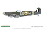 Asisbiz UK Spitfire MkVb RAAF 452Sqn UDW FLt Brendan EF Finucane P8038 Kenley Oct 1941 profile by Eduard 0A