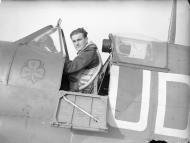 Asisbiz UK Spitfire RAAF 452Sqn FLt Brendan Paddy Finucane DB at Kenley IWM CH3757