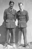 Asisbiz UK service Aircrew RAAF 452 Squadron Bardie and Perc Sloan 01