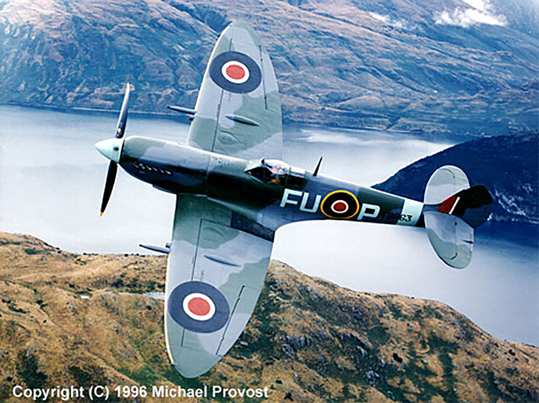 Airworthy Spitfire warbird LFXVI RAAF 453Sqn FUP TB863 02