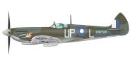 Asisbiz Spitfire LFVIII RAAF 79Sqn UPL AVAGROG A58 526 Morotai May 1945 profile by Eduard 0A
